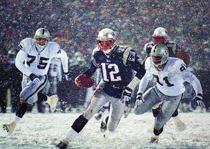 Tom Brady in the Tuck Rule game